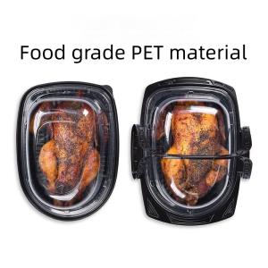 Disposable Plastic Takeaway Packaging Sushi Container Round Party Tray