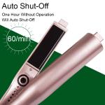 Gorgeous Rhinestone Nano Titanium Hair Straightener 1 Inch Dual Voltage