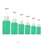 5ml 15ml 30ml Eye Dropper Bottles Flat Shoulder Glass Bottle With Pipette