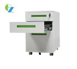 Steel Office Furniture Mobile Pedestal Cabinet 3 Drawer Mobile File Cabinet