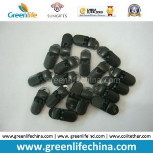 China Plastic Black Small Popular 32mm Alligator Lid Badge Clips factory