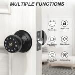 Interior Room Deadbolt Digital Door Lock Aluminium Button Switch Office Door
