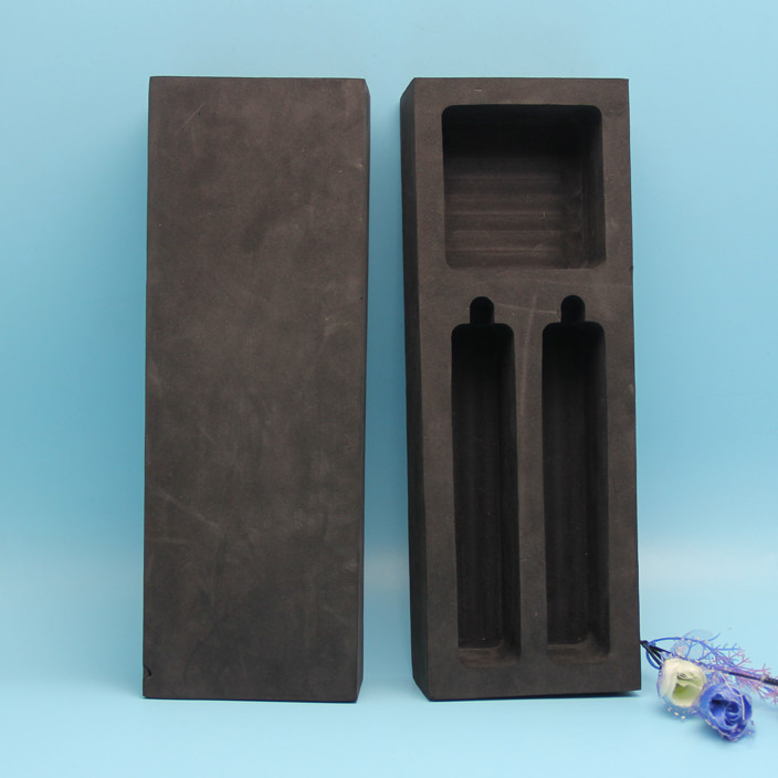 Black Die Cut Packaging Foam Inserts / Tray Eco Friendly Material Durable