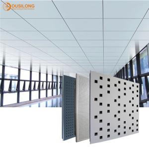China Acoustic Building Decorational Material Perforated Aluminum Aluminium Metal Wall Ceiling Panel factory