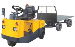 China Good Stability Electric Tow Tractor With Large Capacity 10 Ton One Year Warranty factory