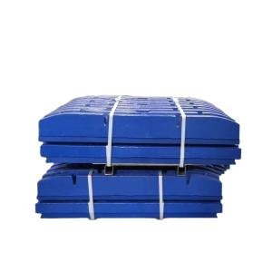 China High Manganese Steel C200 Jaw Crusher Wear Parts Swing Fixed and Movable Jaw Plates factory