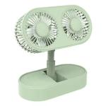 Summer Mini Silent Desktop Small Dual Motor USB Foldable Air Cooling 3 Gear