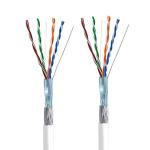White SFTP CAT5E Cable LSZH Jacket 24AWG Network Cable 100MHz 1000FT
