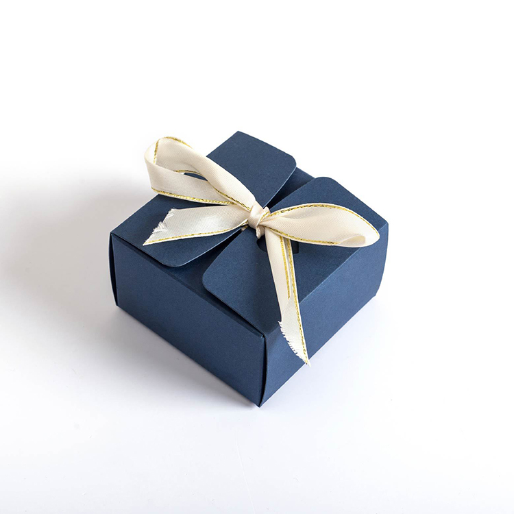 Recyclable 350gsm paper Wedding Favour Packaging Box For Chocolate Cookie Candy Packing