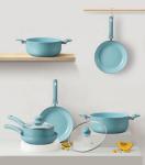 High Quality 12 Piece Aluminum Non Stick Cooking Pot And Pans Set Kitchen Soup