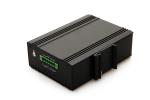 Fast industrial fiber switch / unmanaged Ethernet switch 2 100M fiber ports 6 10