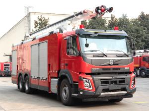 China Volvo 25m Water-Foam-Powder Tower Fire Fighting Truck Good Quality Specialized China Manufacturer factory