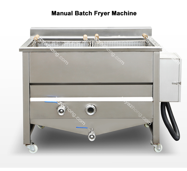 100kg/h Double Tanks Industrial Electric Chicken Deep Fryer for Restaurant Potato Frying Machine