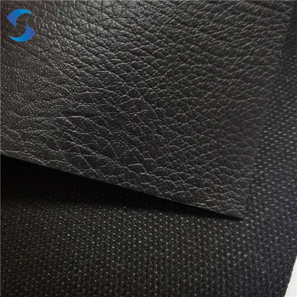 140/160 Width PVC Leather Fabric Soft Or Hard Hand Feeling faux leather fabric
