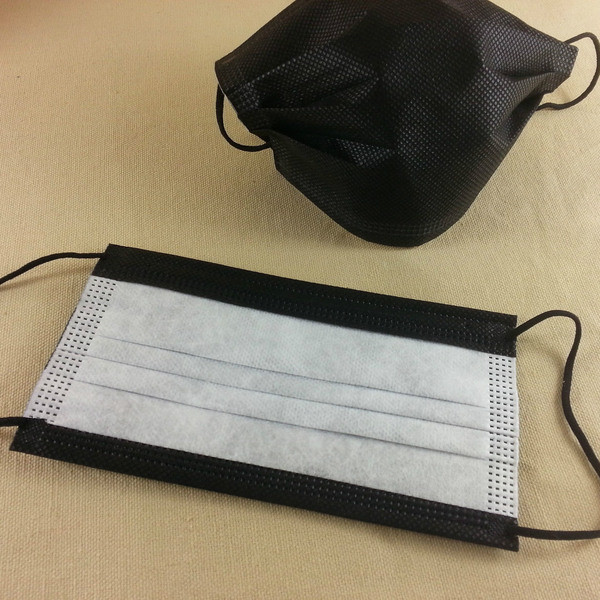 Durable Light Black Disposable Face Mask To Prevent Dust Anti Bacterial