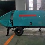 30m3/H 45kw Diesel Engine Portable Trailer Mounted Concrete Pump Machine