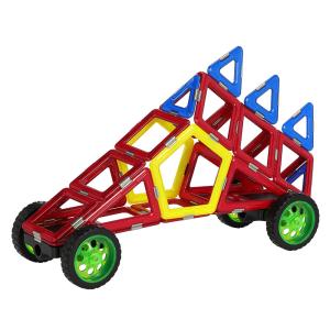 China Small Magnetic Blocks Hedgehog Car Engineering Vehicle Building Tiles Kits factory