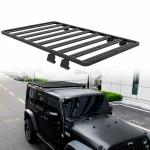 Roof Mount Aluminium 4x4 Off Road Roof Rack for JEEP JK Car Roof Rack Basket