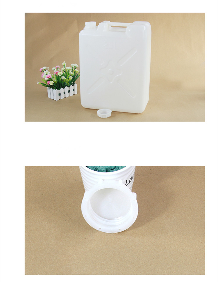 Heavy Duty Food Grade Empty Drinking Water Jerry Can Plastic Barrel 188g 5l