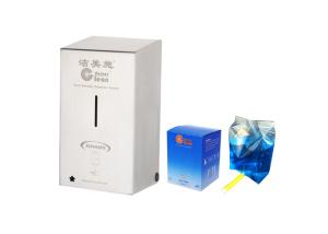 China 500ml 304 Stainless Steel Hands Free Soap Dispenser Wall Mounted With Refill Bag factory