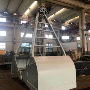 China Two Peels Bulk Mechanical Mechanical Grab Bucket Clamshell Vessel Grab With Hose Part on sale