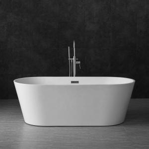 China OEM ODM 1700mm Freestanding Bathtub White Stand Alone Tub factory