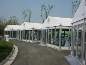China Clear Roof 20x30 Outdoor Wedding Party Tent With Hot Dip Galvanized Steel Pipes factory