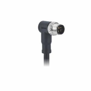 China IEC 61076 2 111 Sensor Actuator Cable M12 4 Pin Waterproof Cable Connector factory