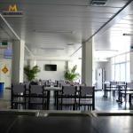 Cafeteria Flat Pack Steel Structure Sandwich Panel Container House