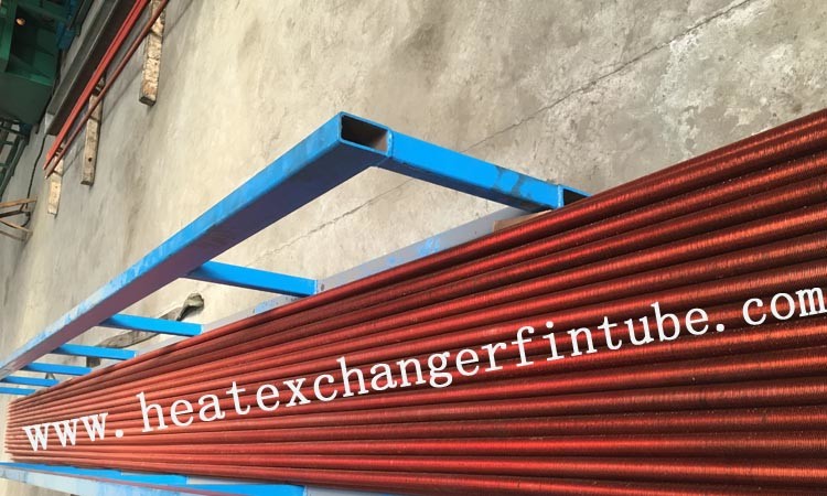 Carbon Steel Extruded Fin Tube Machine , Fin Average Thickness 0.3mm