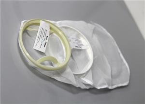 China 250 Micron Nylon Liquid Filter Bag 155X500mm Ultrasonic Welded No Protrusions factory