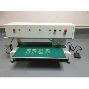 Pneumatic 240V PCB Cutting Machine , PCB V Grooving Machine For Aluminum SMD RF4