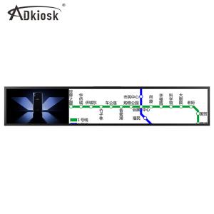 China Shelf Edge Stretched LCD Display Signage 30Inch 32W Slim Wall Mounted 3000:1 factory