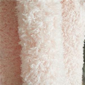 China Teddy Bear Plush Fabric 100% Polyester Tricot for Hometextiles Garments Yarn Dyed Knitted Plain 15-20 Days factory