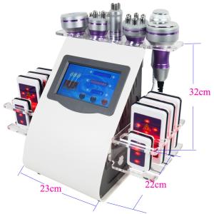 China BIO Vacuum 40K Ultrasonic Cavitation Machine Purple 9 In 1 RF Slimming Machine factory