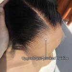 Transparent Hd Lace Frontal 13X4 Lace Front Human Hair Pre-plucked Natural