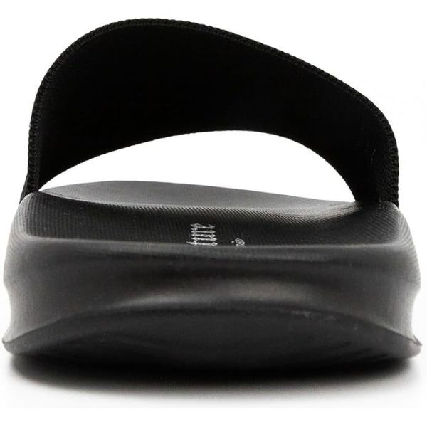 Casual Outdoor Use Slides Summer Flat Sandals With Textile Beaded Upper