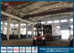 Overhead Transmission Electrical Power Pole , Customized Stainless Steel Pole