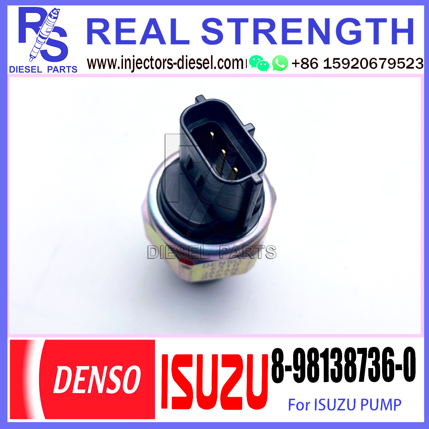 Press Sensor Isuzu Engine Parts 8981387360 4990006310 8-98138736-0 499000-6310