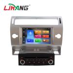 Silver 2 Din C4 Citroen Car Stereo GPS Navigation With Rear Camera