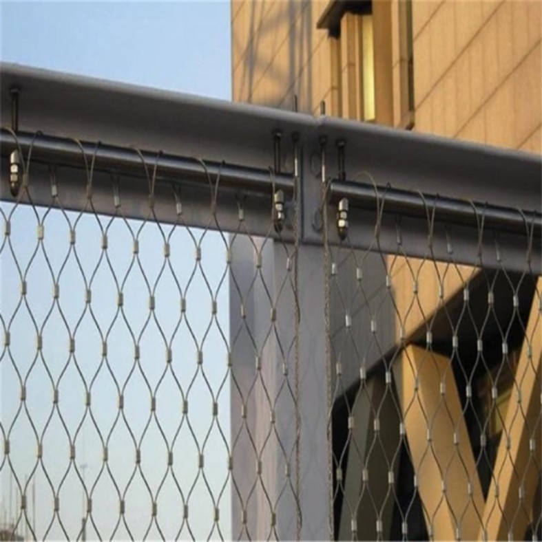 Customizable Black Oxide Cable Mesh with 60 Degree Mesh Angle and 1.2mm 4.0mm Wire Dia