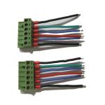 5.08mm Feed Through Terminal Blocks Wiring Harness Cable Assembly Customized