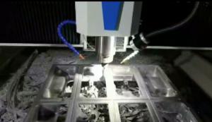 China Rotary Brush CNC Deburring Machine 5KW 200x200 Mm Workpiece Size factory