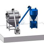 Electronic Weighing System Dry Mix Mortar With Cement Silo Available