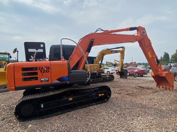 5.5km/H Hitachi ZX120 Used Hitachi Excavator Crawler Exvacator Hydraulic For