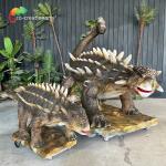 Life Size Animatronic Ankylosaurus Simulation Dinosaurs For Jurassic Attraction