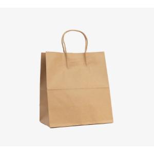 takeout kraft packaging bag with handle