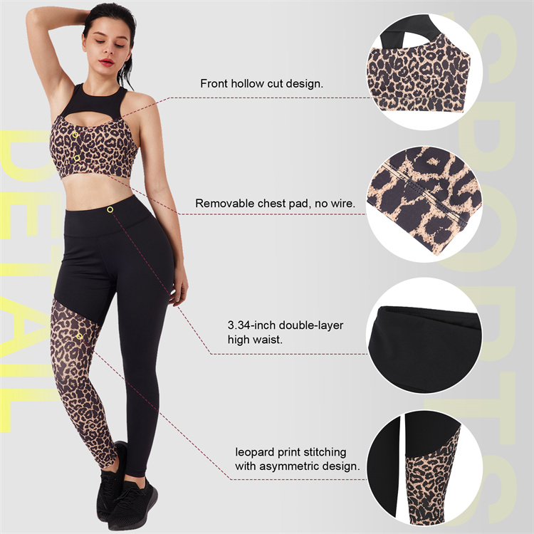 AS SHOW HEXIN 2022 Custom High Waist Seamless Two Pieces Fitness Gym Sets Clothing