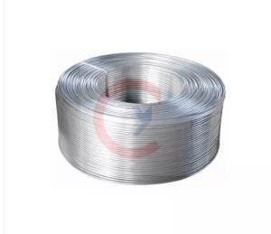China Silver 1100 Pure Aluminum Coil Tube LWC Pancake Type SGS FDA factory