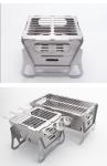 CE Certified Folding Overheating Protection Campfire Barbecue Grill For Road